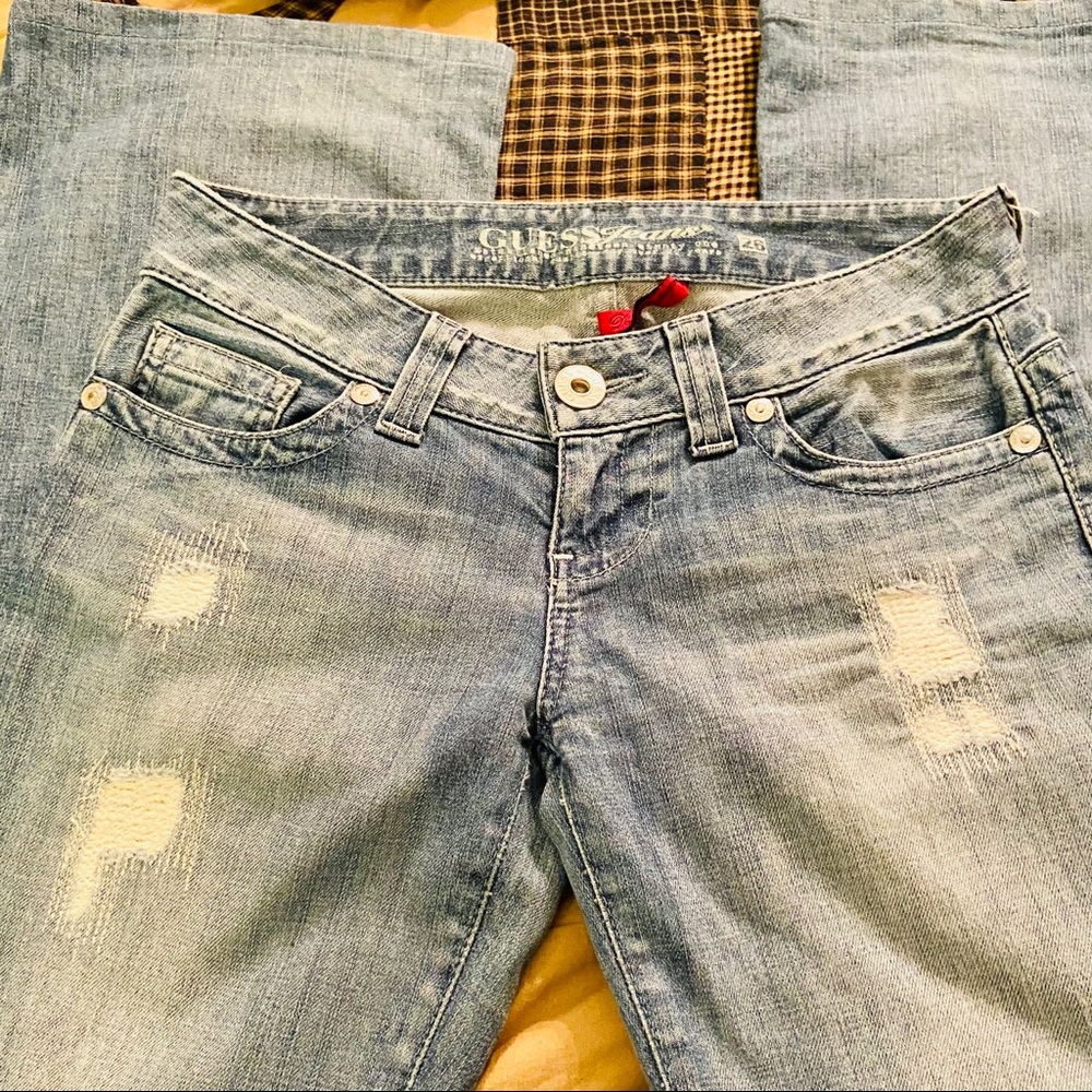 Guess Daredevil Flare Leg Jeans Size 26